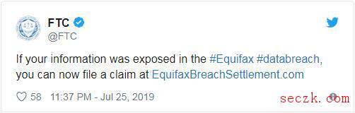 Equifax将向数据泄露事件受害者赔偿125美元 现已开启线上登记