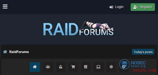 Raidforums攻破Cracked.to黑客论坛网站 曝光其32.1万名成员数据