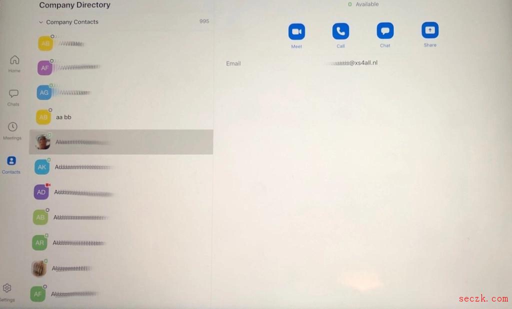 Zoom正在将数千个电子邮件地址和照片泄露给陌生人