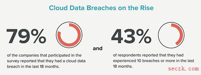 云安全调查：过去一年半80%的企业遭受云数据泄露