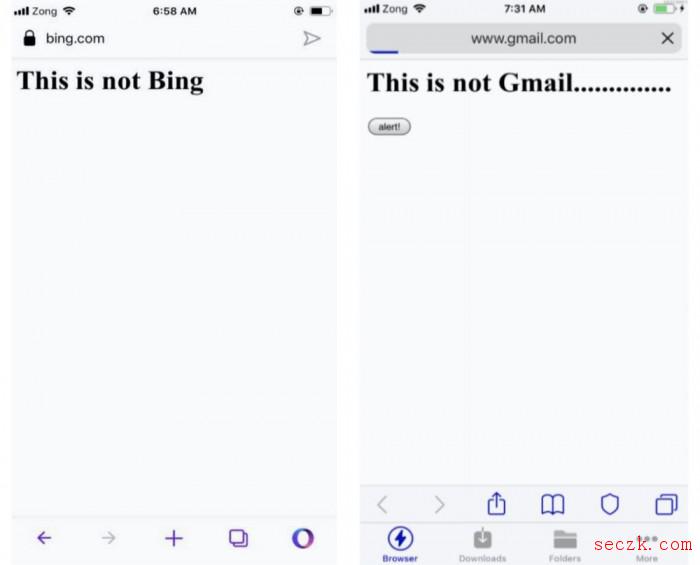 Apple/Opera/Yandex已修复地址栏欺骗漏洞 但仍有数百万设备未修复